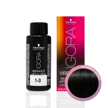 SCHWARZKOPF - IGORA VIBRANCE_Vibrance 1-0 Black Natural_Cosmetic World